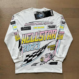 HS Long Sleeve T-Shirt Retro style high street trend