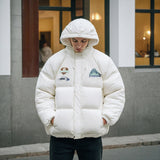 Men Jacket Winter Loose Casual Cotton-Padded Jacket