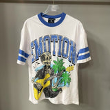 Mixed Emotion T-Shirt Skull Print Hip Hop Short Sleeve T-Shirt