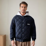 Men Jacket Winter Cotton-Padded Coat Men's Retro Casual