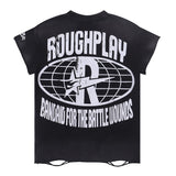 American rough play printingpure cotton t-shirtg
