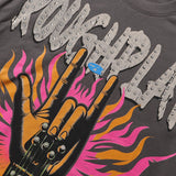 Rough play hot diamond cotton t-shirt - direct-to-garment streetwear hip-hop print