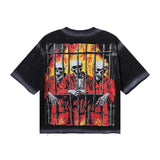 Bkys hot diamond washed pure cotton t-shirt g