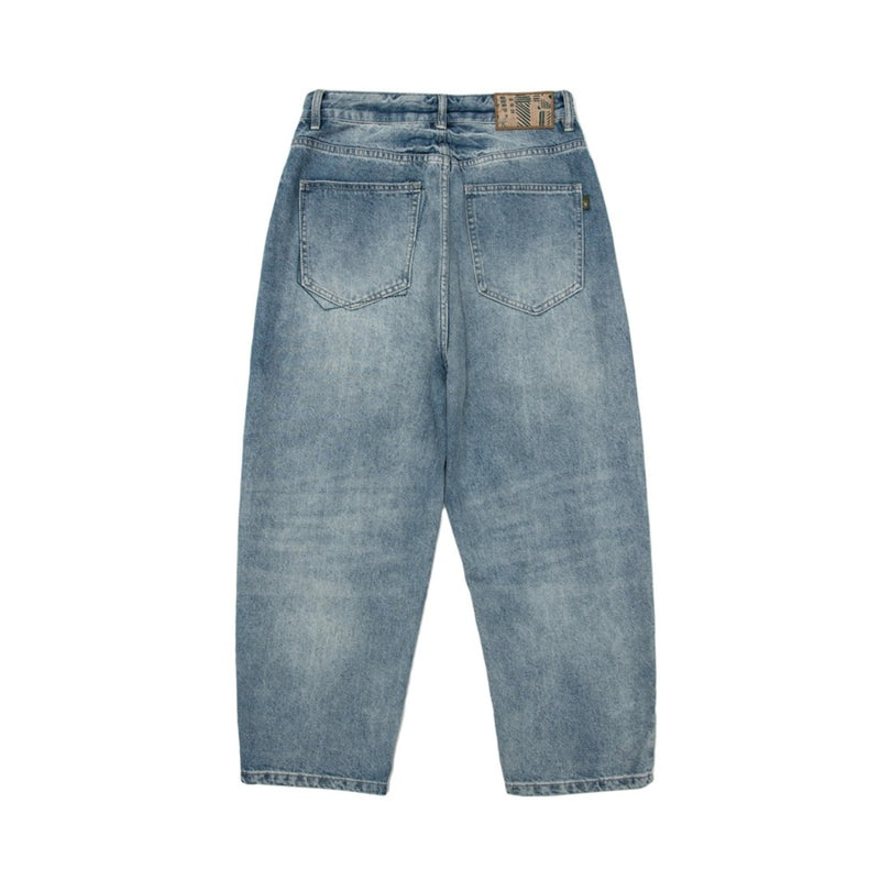 Unisex Jeans Washed Overalls Jeans Men