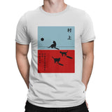 Cat Cute Animal Crewneck TShirts Haruki Murakami Kafka
