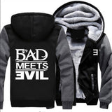 Detroit Eminem Hoodie Eminem Print Fleece Thickened Hoodie