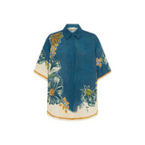 Women's top: european and american cross-border e-commerce - new aliexpress, amazon, and independent website casual fashionable elegant loose-fit shirt short-sleeve set