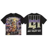 Life hustlere short-sleeved t-shirt men's pure cotton street printing fashion