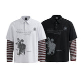 Unisex long-sleeved shirt men's autum lapel sweatshirts