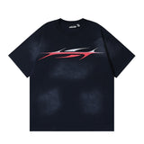 Men's t-shirt with rhinestone print, 100% cotton print