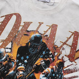 Valley printed vintage cotton washed t-shirt