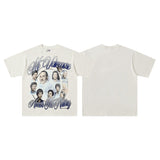 Men's t-shirt with rhinestone print, 100% cotton print