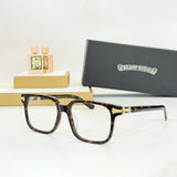 CHH Chrome Hearts Glasses Cross Pattern Square Simple Glasses Frame