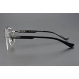CHH Chrome Hearts Glasses Versatile Vintage Perforated Frameless Toad Mirror Myopia Glasses Frame