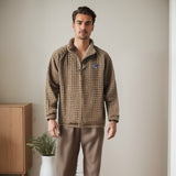 Men Jacket Winter Loose Lapel Sports Jacket