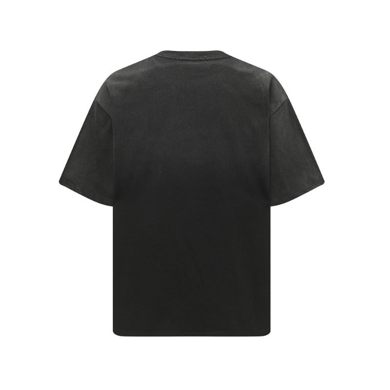 Men's t-shirt with rhinestone print, 100% cotton print
