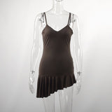 Women Dresses Sling Dress Backless Skirt