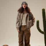 Unisex Sweater Autumn Plaid Jacket