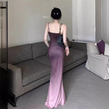 Women Dresses Sling Dress Summer Backless Sexy Dress