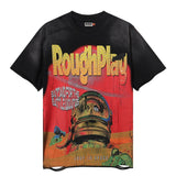 Rough play hot diamond cotton t-shirt g direct injection hip hop printing