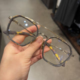 CHH Chrome Hearts Glasses Pure Titanium Large Frame Toad Mirror Myopia Glasses Frame