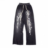 HS Sweatpants Sports and Leisure Slightly Flared Sweatpants