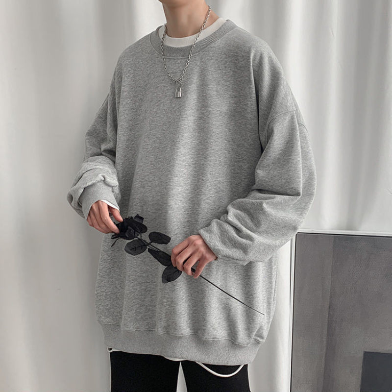 Men Hoodie Spring and Autumn Sweater Men's Korean-Style Loose Casual Students Hong Kong Style