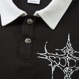 Unisex long-sleeved shirt men's autum lapel