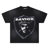 Hip-hop streetwear short sleeve tee - 100% cotton street print
