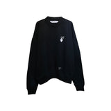 Off OW White Sweatshirt Oil Painting Style