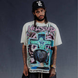 HS T Shirt Graffiti Printing