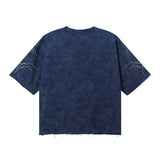 Bkys hot diamond washed pure cotton direct injection printed t-shirt g