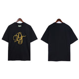 Denim Tears T-Shirts Embroidered Short Sleeve T-Shirts