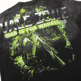 Vale forever vintage pure cotton t-shirt washed and distressed hip hop printingg