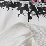 Hoodie Retro abstract print