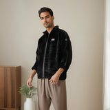 Men Jacket Winter Loose Lapel Sports Jacket