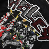 Bkys american hot diamond washed pure cotton t-shirt g direct injection hip hop printing