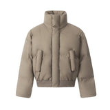 Unisex Down Jacket Men's and Women's Winter Vintage Warm Short Jacket