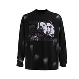 Unisex long-sleeved shirt autum dark graffiti