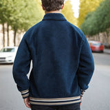 Men Jacket Winter Stand-up Collar Thermal Cotton-Padded Jacket