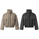 Unisex Down Jacket Men's and Women's Winter Vintage Warm Short Jacket