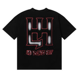 Life hustlers hot diamond cotton t-shirt with hip-hop print