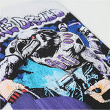 Valley washed t-shirt - men's hip hop print - 100% cotton