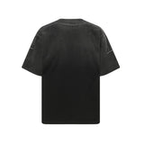 Men's t-shirt with rhinestone print, 100% cotton print