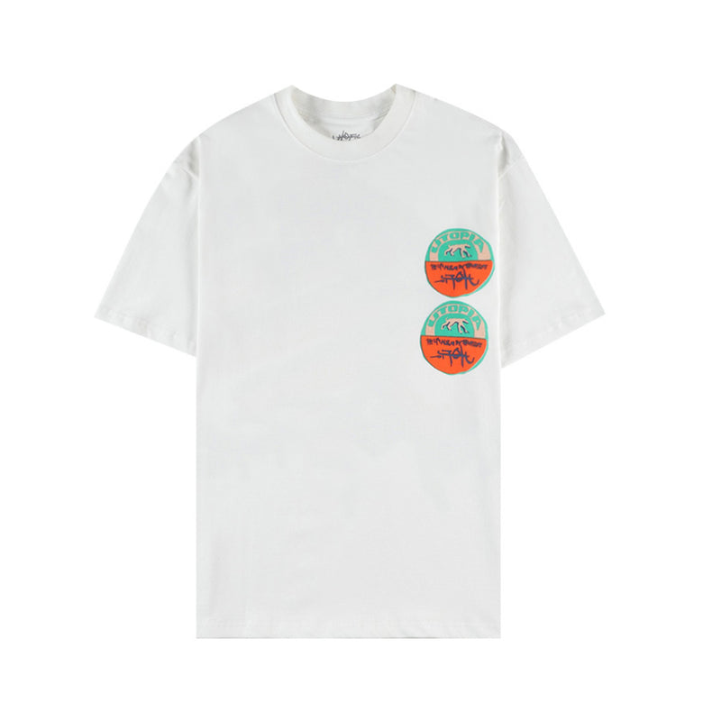 Travis Scott T-Shirt TRAVIS SCOTT CACTUS JACK Loose Crew Neck Short Sleeve