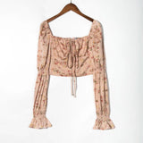 Women T-Shirt Spring/Summer Puff Sleeve Shirt Sweet and Spicy