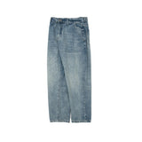 Unisex Jeans Washed Overalls Jeans Men