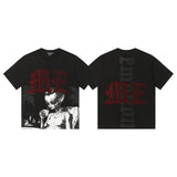 Men's t-shirt with rhinestone print, 100% cotton, american vintage style