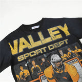 Men's t-shirt with rhinestone print, 100% cotton print