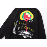 Travis Scott Hoodie FW24 English alphabet pattern print hooded loose sweater